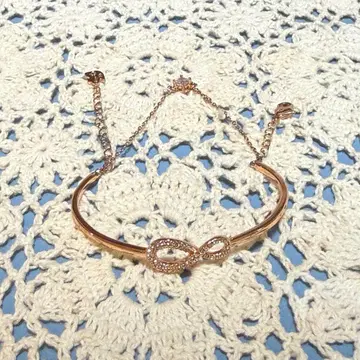 Swarovski 인피니티 팔찌 로즈 골드