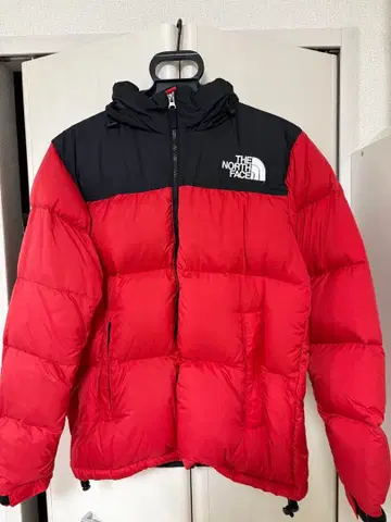 THE NORTH FACE 눕시 다운 자켓 레드