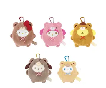키티 모코모코 라떼곰 마스코트 파우치