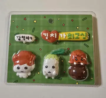 최고심 한국 한정판! 김치 마그넷 세트