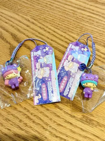 키키라라 Little Twin Stars 홋카이도 한정 족자 2개 세트