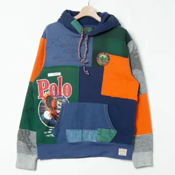 POLO COUNTRY 폴로컨트리 패치워크 후디 후드티