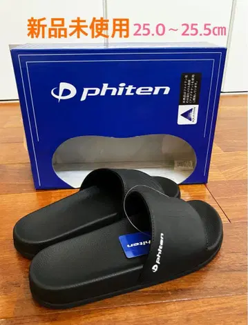 phiten 파이텐 샌들 25~25.5cm 미사용 새상품 (블랙)