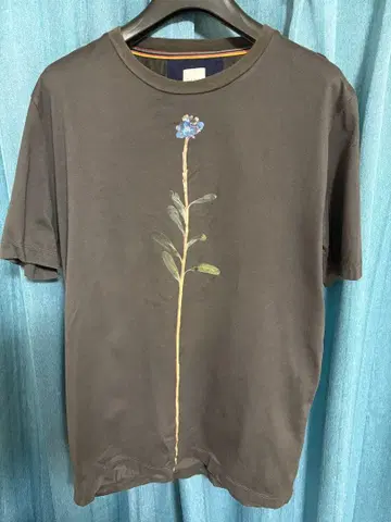Paul Smith 한 송이 꽃 티셔츠 블랙 L 인기