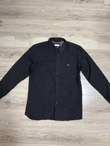 라코스테 LACOSTE 라코스테 긴팔 셔츠 다크 그레이