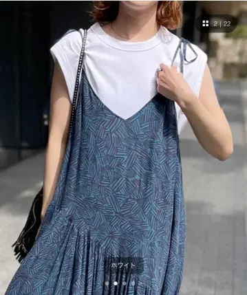 Spick & Span WRAPINKNOT 오버 사이즈 탱크탑