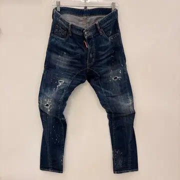 DSQUARED2 페인트 가공 데님 팬츠 44