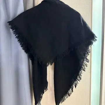 오사카 페더즈 고파 구매 구제 의류 아프간 스톨 블랙
