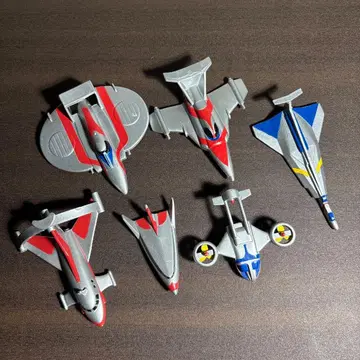 울트라맨 울트라 메카 전투기 6개 세트 ultraman