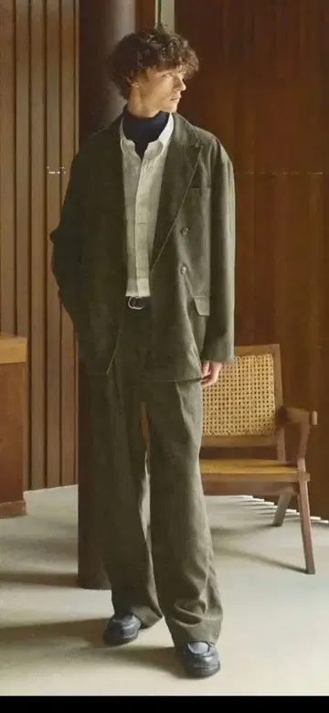 최종 가격 인하! Bleme 더블 코듀로이 셋업 정가 19,800엔