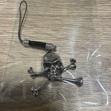 스컬 해골 스트랩 실버 컬러