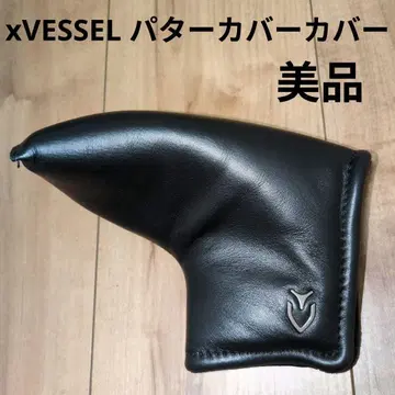 [ 당일 발송 ] xVESSEL 퍼터 커버 블랙 심플 골프 가죽