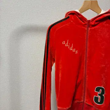 adidas 아디다스 벨로아 트랙 자켓 오렌지 M 사이즈