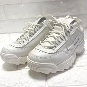 FILA 휠라 TWISTER 통굽 스니커즈 화이트 27cm