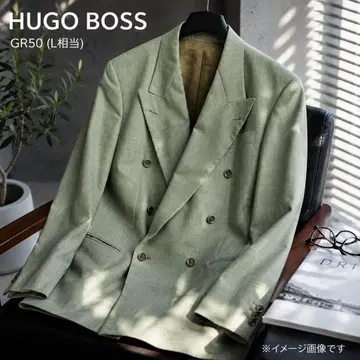 HUGO BOSS 더블 테일러드 자켓 GR50 L 그린