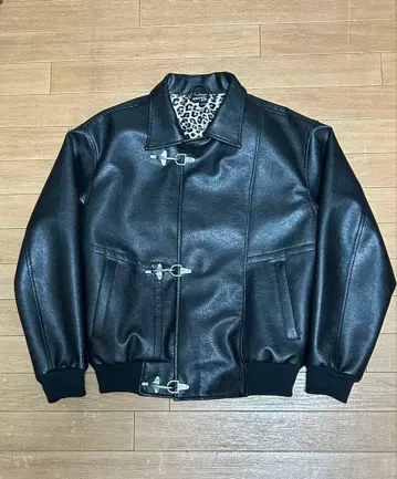 BELVET 벨벳 가죽 파이어맨 자켓