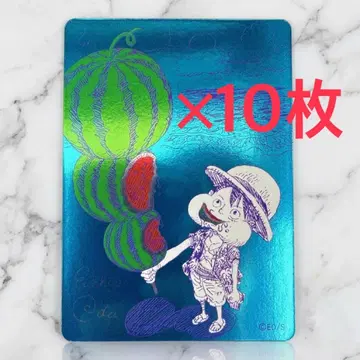 나츠코미 2026 원피스 그려낸 메타키라 카드 루피 10장