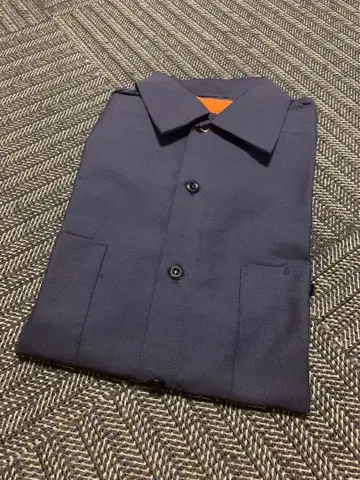 새상품 70s 80s Dickies Industrial 반팔 워크 셔츠