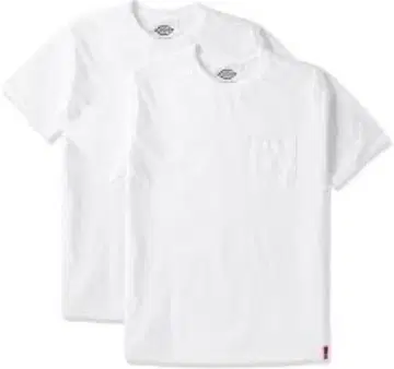 Dickies 2팩 크루넥 티셔츠 WD2PTC02 L 사이즈