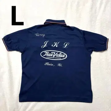 70s-80s 미국산 킹 루이 트루 밸류 피케 셔츠 L