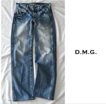 DMG [세탁 가능] 빈티지 워시 가공 데님 팬츠 일본제