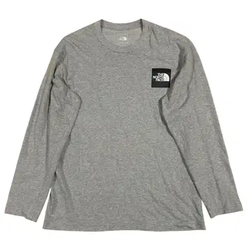 THE NORTH FACE 긴팔 티셔츠 롱티 그레이 L 사이즈