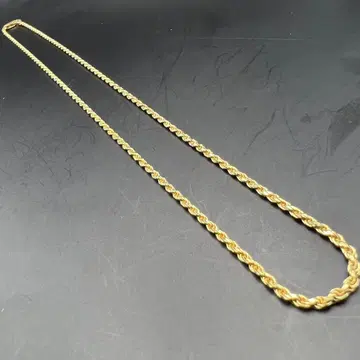 실버 925 골드 도금 로프 체인 목걸이 40cm
