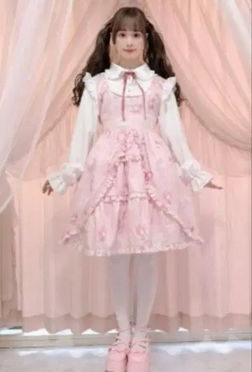 아베일 마조레티 majoretty 마이멜로디 꽃무늬 원피스 L