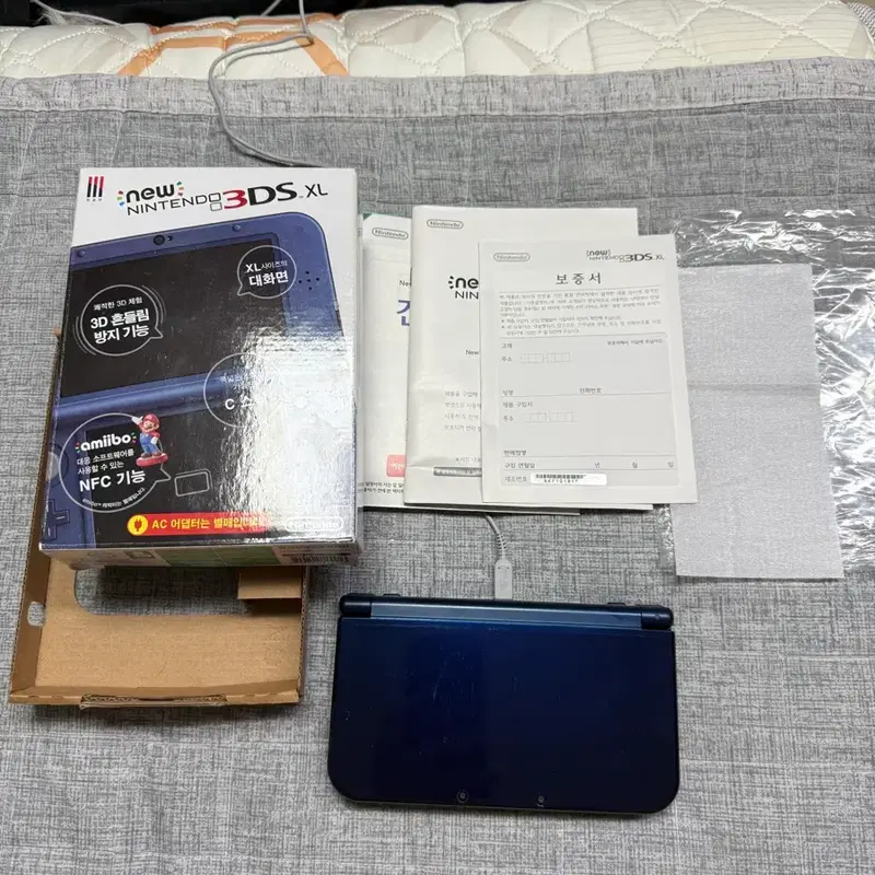 닌텐도 뉴 3DS XL 네이비 블루 본체 풀박스