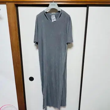 StandAlone 롱 기장 반팔 T셔츠 그레이