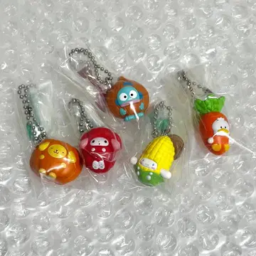 산리오 베지터블 마스코트 5개 세트