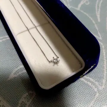 0.19ct 다이아몬드 플라티나 목걸이