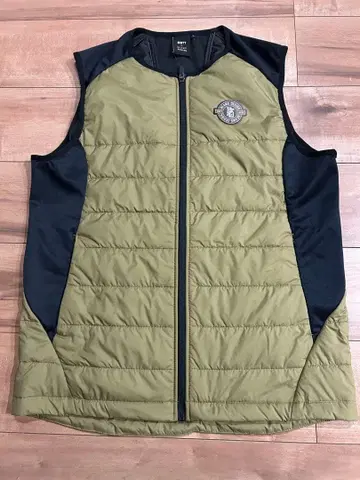 BEAMS DESIGN 충전솜 베스트 카키 ZETT 콜라보