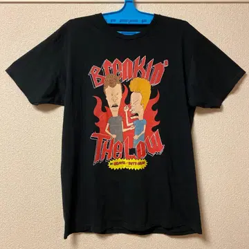 비비스 앤 버트헤드 티셔츠 블랙