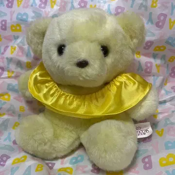 빈티지 곰 봉제 인형 오르골 포함