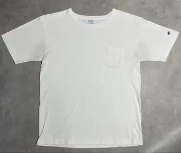 Champion T1011 포켓 티셔츠 화이트 L USA제