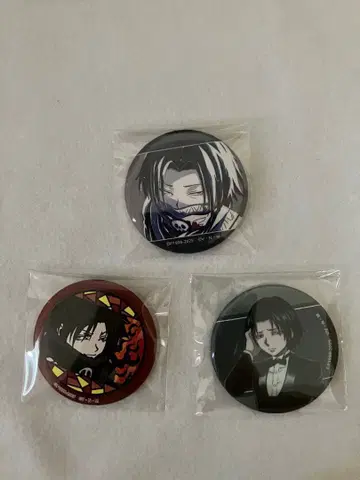 HUNTER x HUNTER 페이탄 캔뱃지 3종 세트
