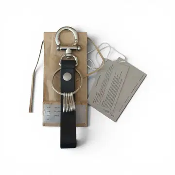 Hender Scheme 키 플록 가죽 키링