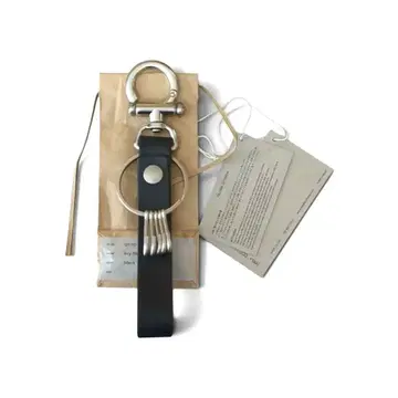 Hender Scheme 키 플록 가죽 키링
