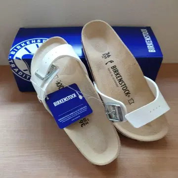 버켄스탁 BIRKENSTOCK 마드리드 샌들 화이트 23
