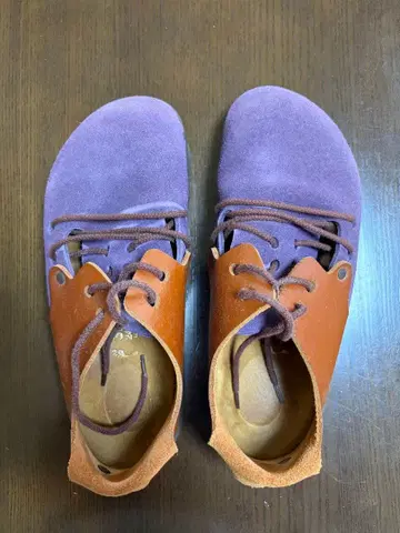 BIRKENSTOCK 샌들 퍼플 브라운 24cm 몬타나