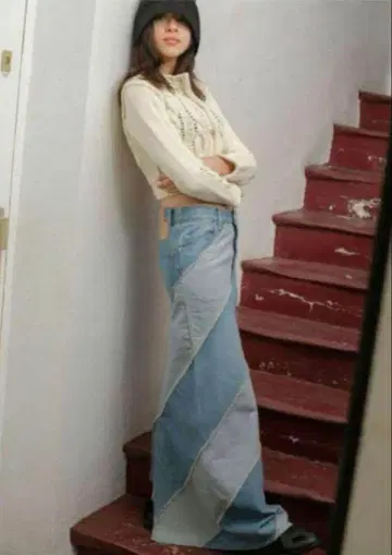 [미사용] perverse 퍼버즈 데님 스커트 0