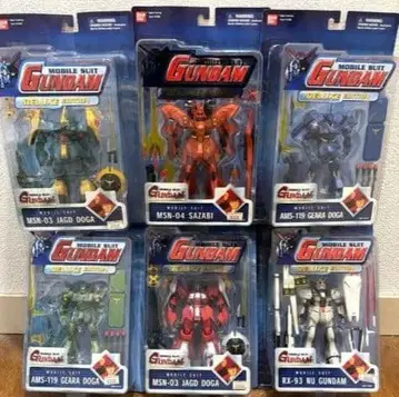 MOBILE SUIT GUNDAM 기동전사 건담 역습의 샤아 6체 세트
