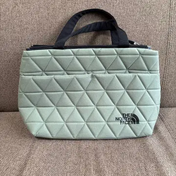 THE NORTH FACE 퀼팅 토트백 카키