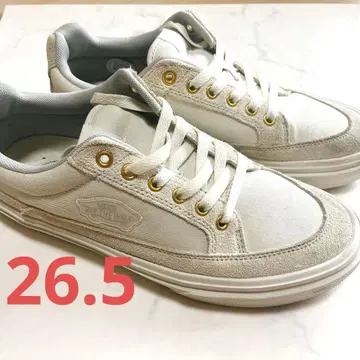 VANS 로우컷 스니커즈 화이트 26.5