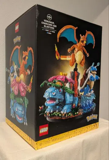 LEGO 포켓몬 리자몽 이상해꽃 거북왕