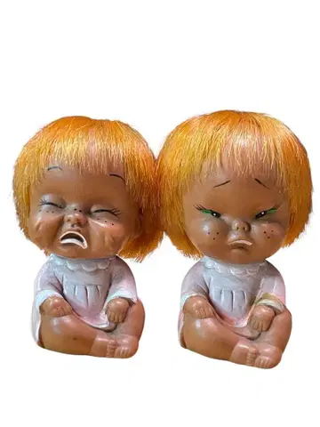쇼와 레트로 몬나니 인형 소프트 비닐 일본제 made in Japan