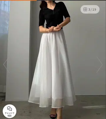 Louere 폴로 니트 도킹 시어 플레어 원피스
