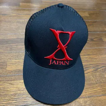X JAPAN 로고 자수 메쉬 캡