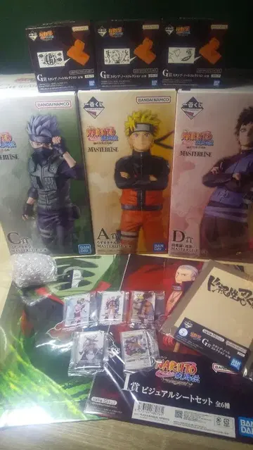 제일복권 NARUTO A상 나루토 C상 카카시 D상 가아라 증정품 포함